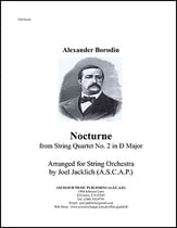 Nocturne for String Orchestra Orchestra sheet music cover